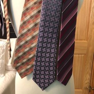 John Ashford men’s neck ties - lot of three